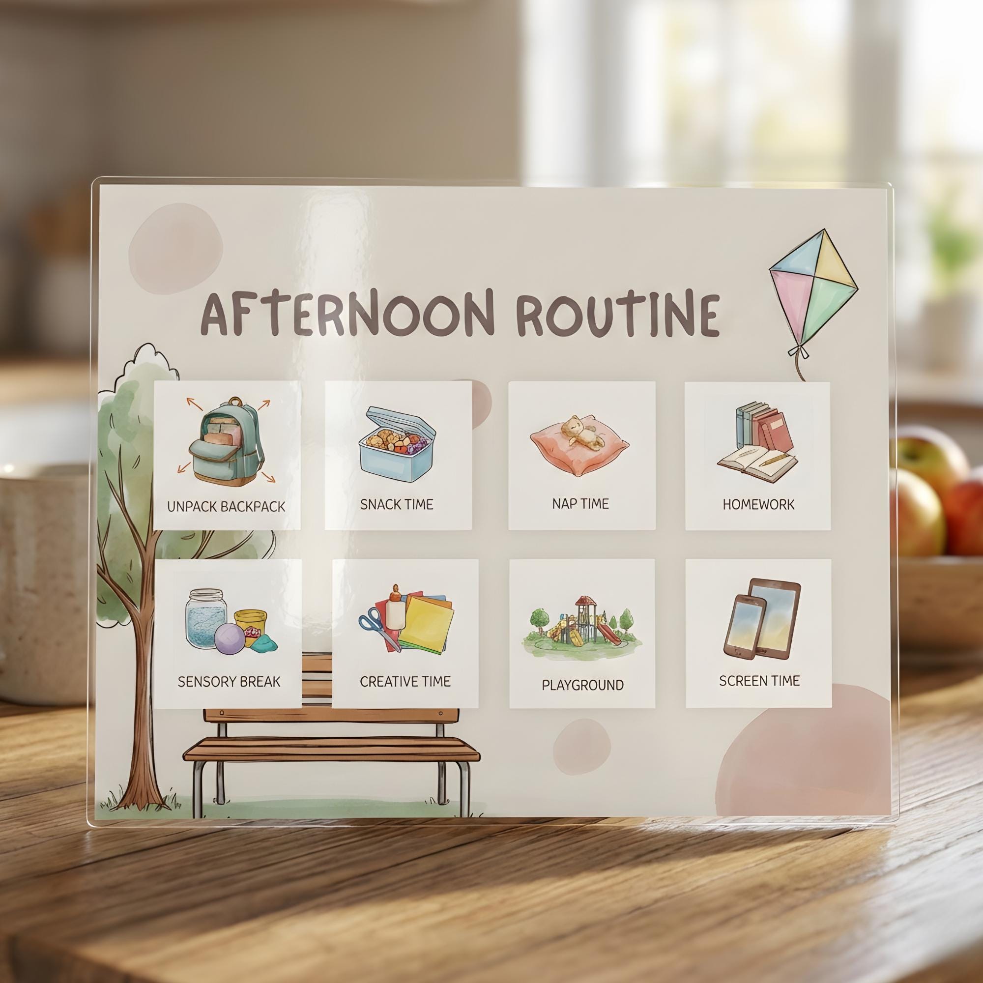 Afternoon Visual Schedule for Kids | 70+ Printable Cards | Autism ...