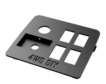 LDV T60 Switch Holder - 4 Switch & Carling Switch and Throttle