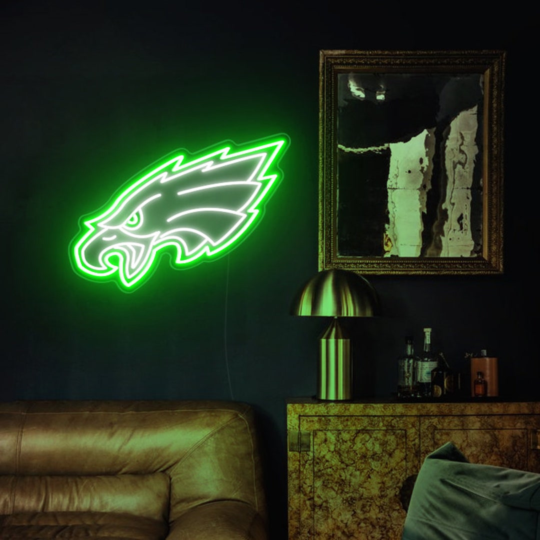 Philadelphia Eagles LED Signhandmade Football Logo Neon Etsy