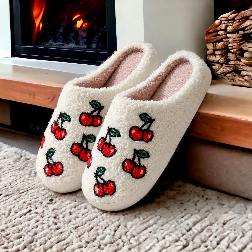 Discover Cute Cherry Slippers, Cute Slippers