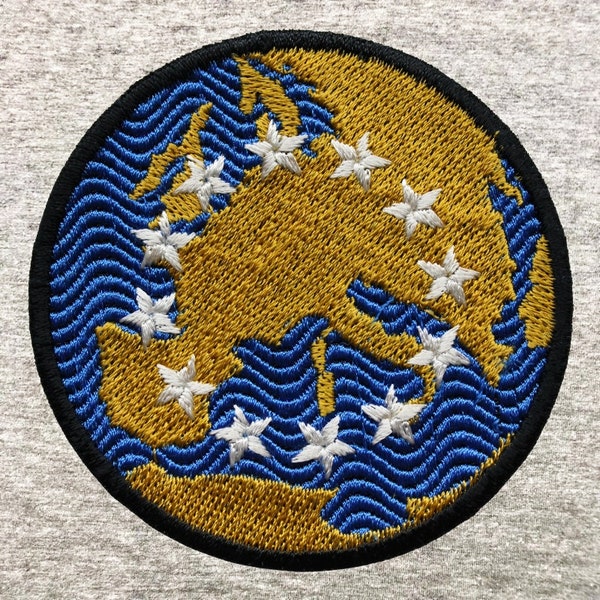 European Union Map Patch Etsy