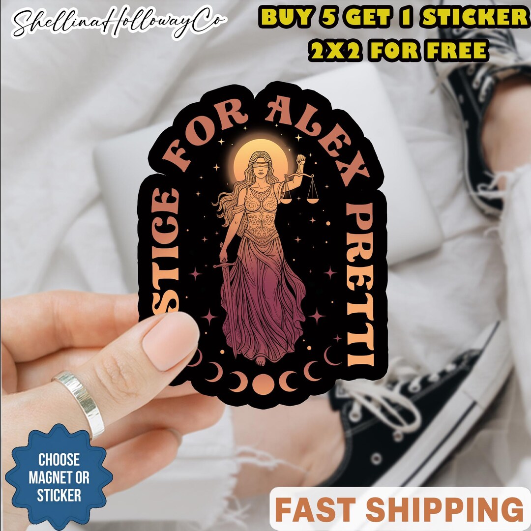 Be Pretti Good Alex Sticker/car Magnet, Justice for Alex Pretty ...