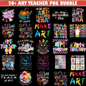 Art Teacher Png Bundle, Art Teacher png Art Teacher Design, Teacher Sublimation Design, Teacher PNG Designs, Teacher PNG
