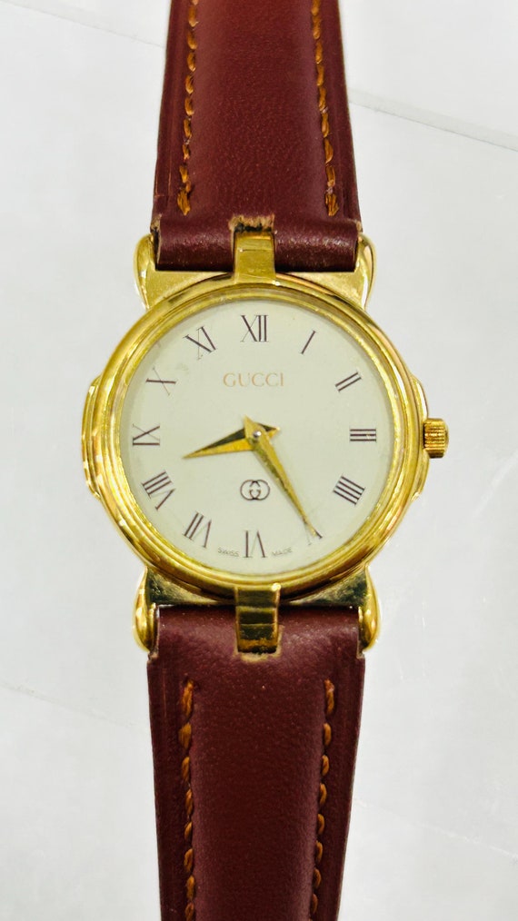 GUCCI グッチ　ヴィンテージ ラウンド　3400F ゴールド　レディース時計 GUCCI グッチ ヴィンテージ ラウンド 3400F ゴールド レディース