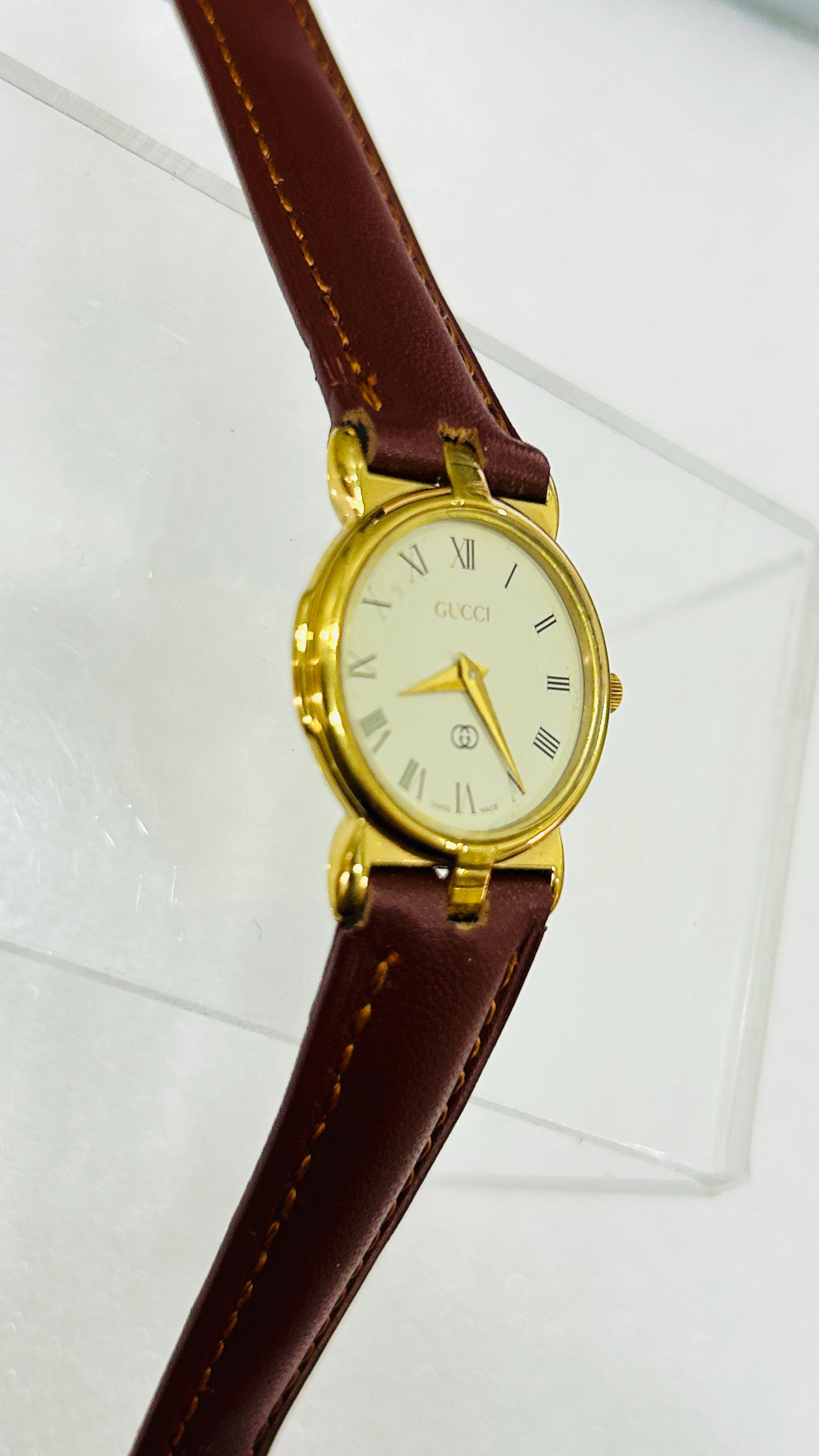 Authentic Vintage GUCCI 3400 watch, gold for woman $_57.JPG?set_id=8800005007 main image 3