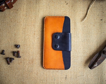 Funda Iphone 13 pro, Funda de cuero para Iphone, Funda de teléfono cartera, Funda Iphone 14, Cartera minimalista de cuero