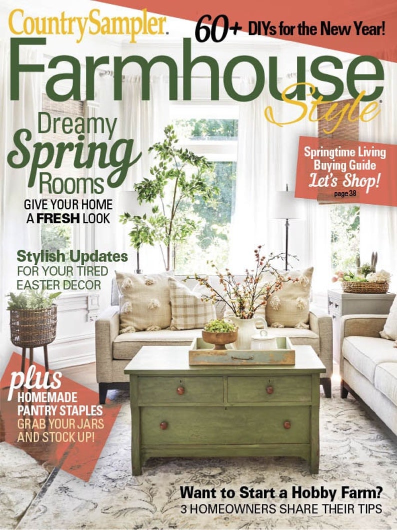 Country Sampler Farmhouse Style Spring 2024 image 1