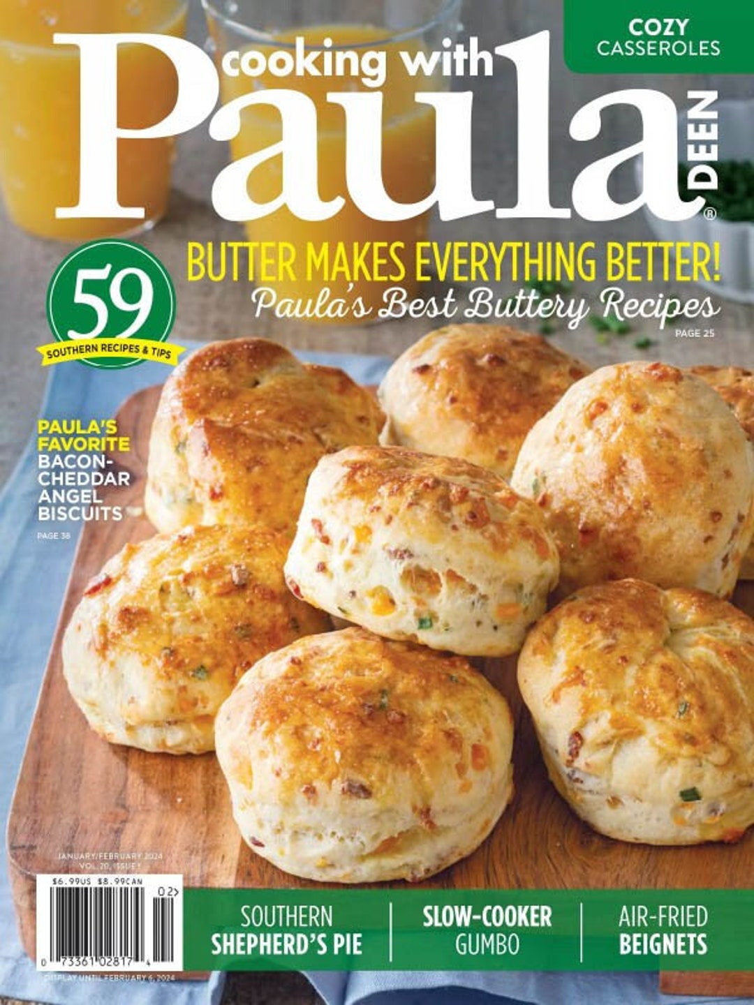 Cooking With Paula Deen January-february 2024 - Etsy