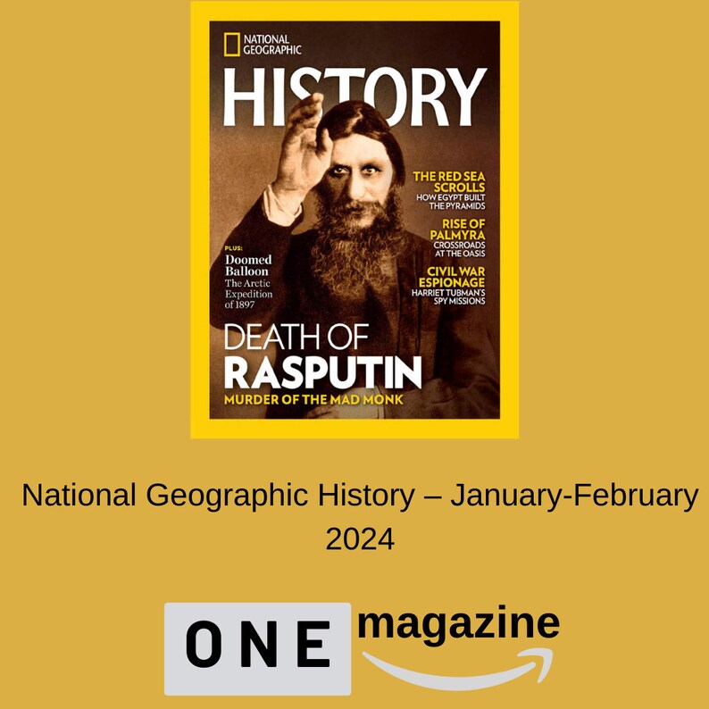 National Geographic History Januaryfebruary 2024 Etsy UK