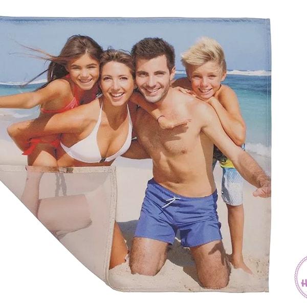 Handkerchief with a photo , Your Choice  Photo, . Make it your way Photo on hanky Gift for Dad  Wedding Photo Handkerchief