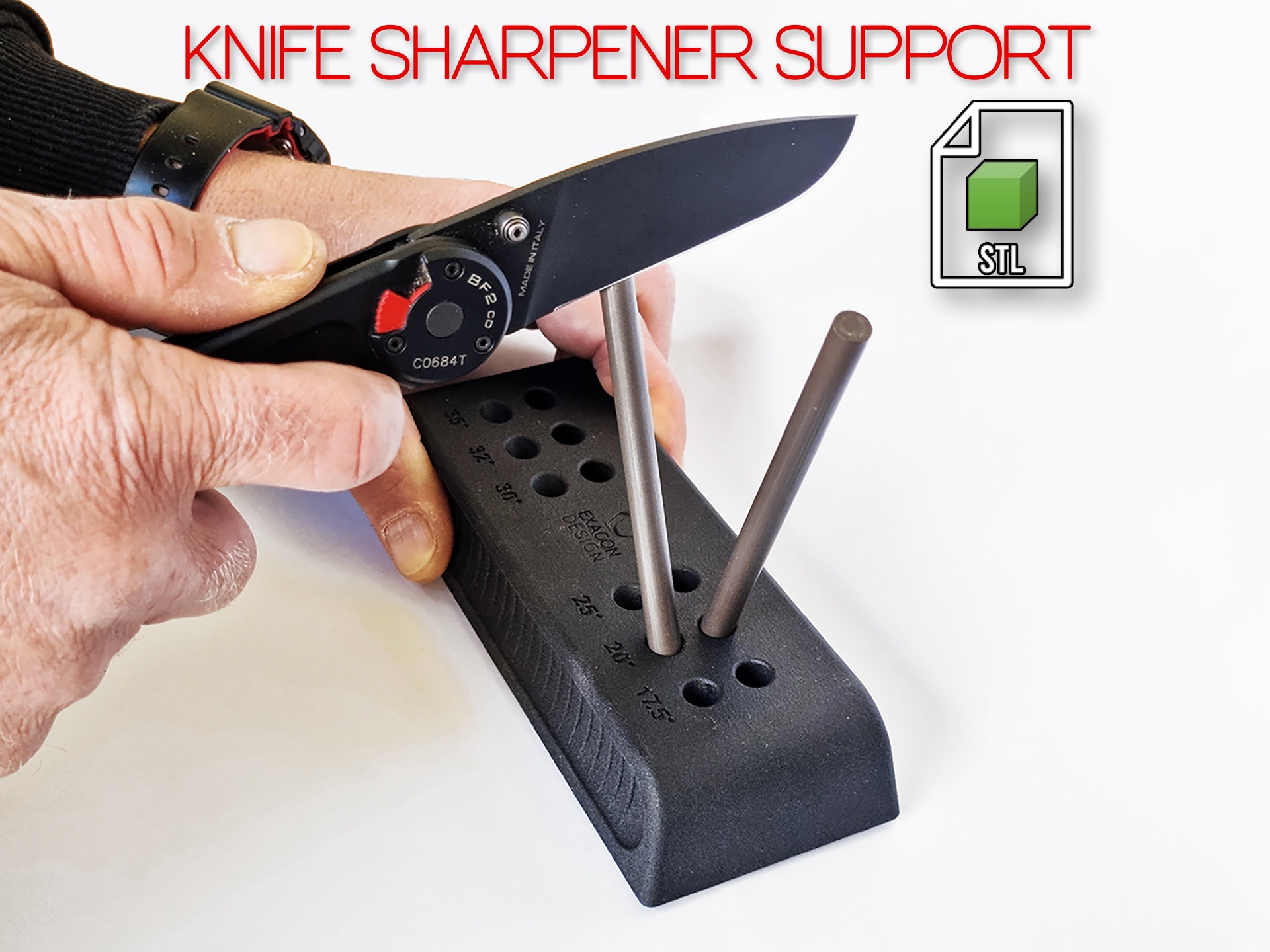 KME Handle Upgraded Knob for KME Precision Knife Sharpening System 3D  Printed 