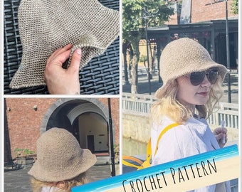 Crochet Pattern| Simple Sun Hat Easy Beginner Pattern