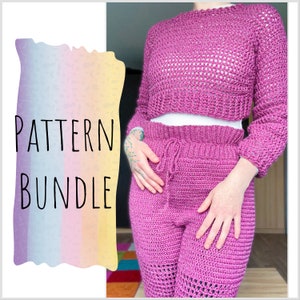 Crochet Pattern| Easy Crochet Shirt and Everyday Wear Mesh Pants