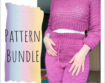 Crochet Pattern| Easy Crochet Shirt and Everyday Wear Mesh Pants