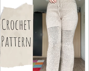 Crochet Pattern| Everyday Wear Mesh Pants