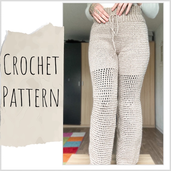 Crochet Pattern| Everyday Wear Mesh Pants - Etsy