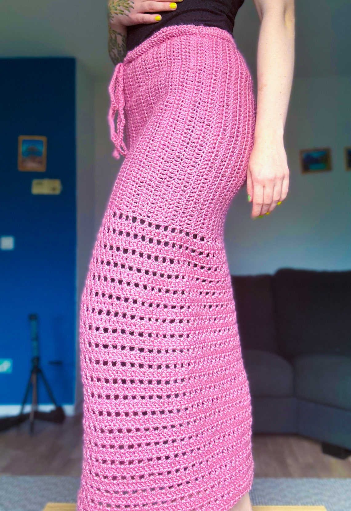 Crochet Pattern Simple Crochet Skirt Easy Beginner Pattern Etsy