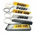Personalised 4D Number Plate Keyring – Custom Car Registration Keychain – Custom Gift for Him Her – Unique Car Accessory product logo