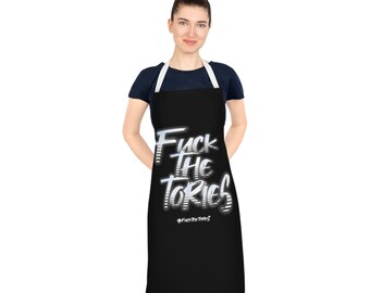 Fuck The Tories Adult Apron (AOP)