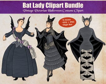 Gothic Witchy Girl SVG Clipart