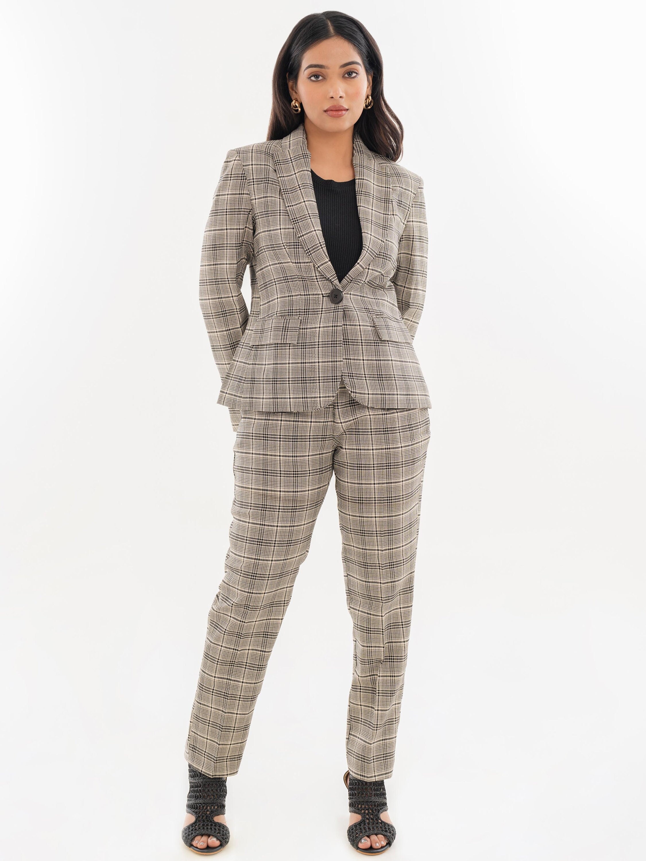 Long-sleeved Two-piece Suit, Women's Suit, Blazer and Pants, Suit for Women,  Suit for Ladies, Office Wear, Pink Blazer Suits, Formal Outfits 