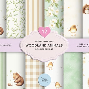 Neues Baby Bär Boho Musterdesign-Digitales Papier Teddy Bär Sammelalbum Baby-Dusche Pastell druckbares Papier Wald Kinderzimmer Neugeborenen Journal