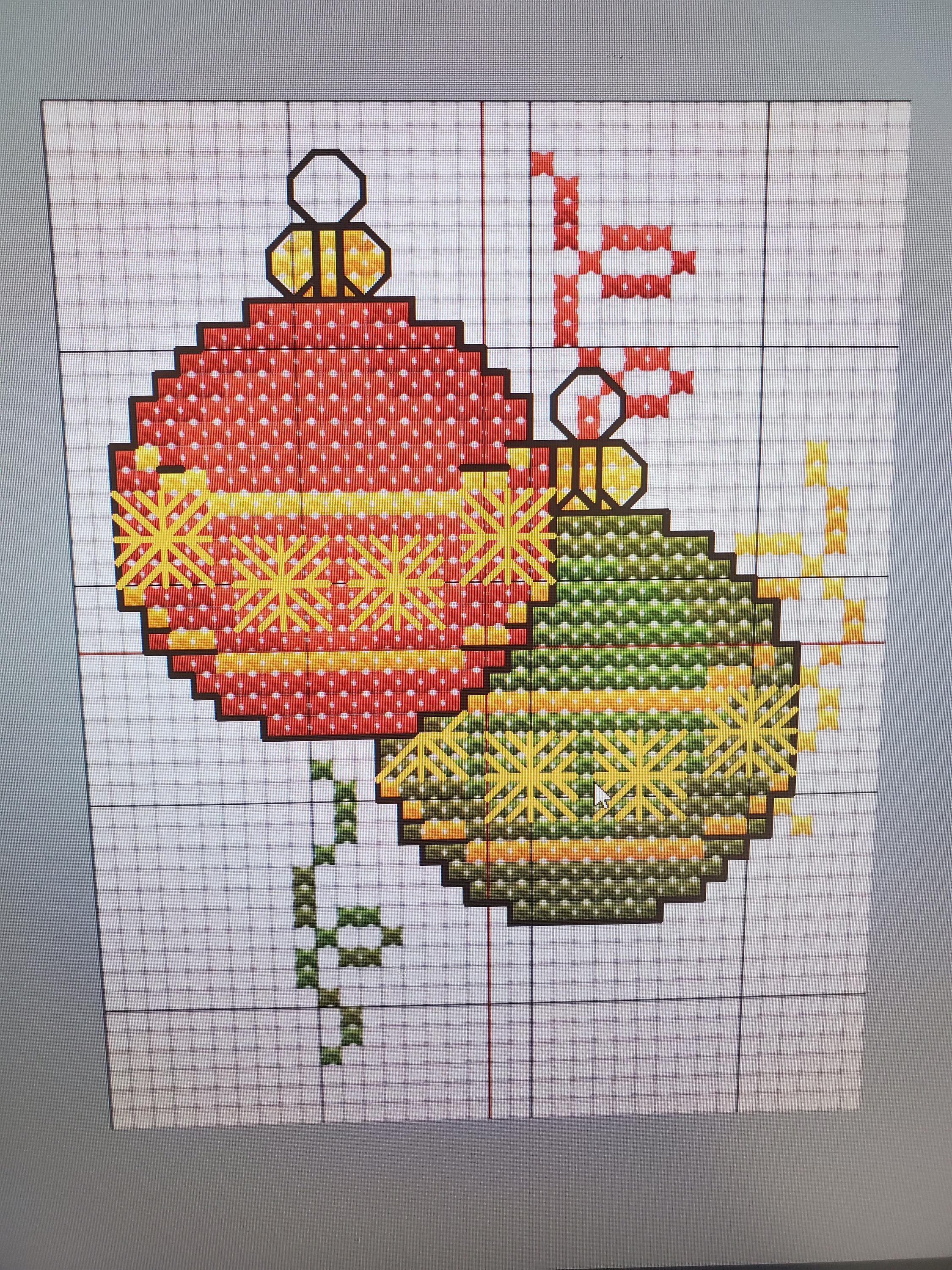 Ornaments Cross Stitch Pattern - Etsy