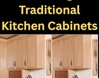 Building Traditional Kitchen Cabinets (PDF Guide)