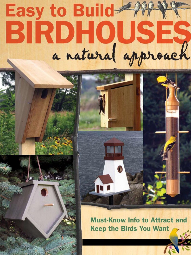 DIY Birdhouse Plans: Easy-to-build Guide (PDF) - Etsy
