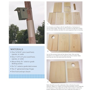 The Birdhouse Book: DIY Wooden Birdhouse Plans & Guide (PDF) - Etsy