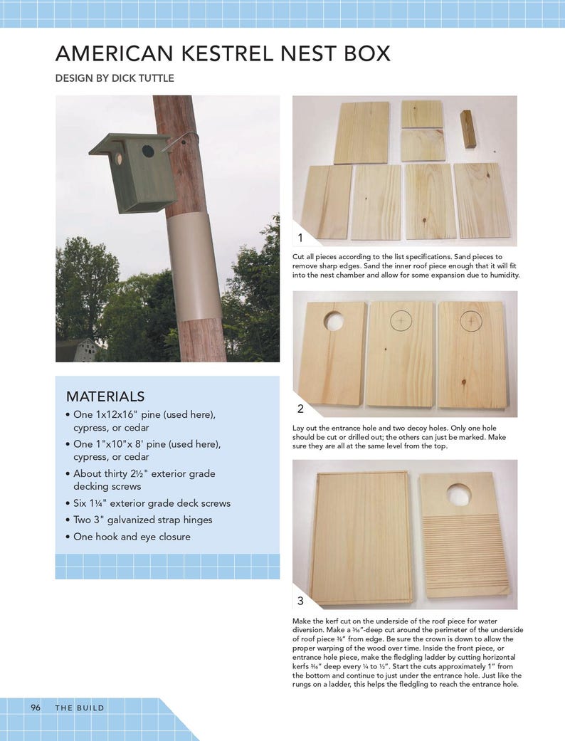 The Birdhouse Book: DIY Wooden Birdhouse Plans & Guide (PDF) - Etsy