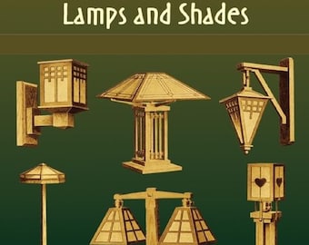 DIY Wooden Lamp & Shade Plans: Easy-to-Make Arts and Crafts (PDF File)