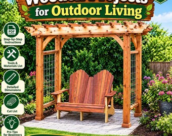 Outdoor Woodworking Projects Guide: 8 DIY Plans (PDF Guide)