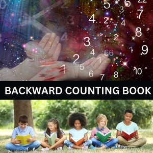 Backward counting book ,Kid school eBooks ,Counting eBook, Activity Worksheet ,toddler busy Book , eBook In PDF File, Instant Download