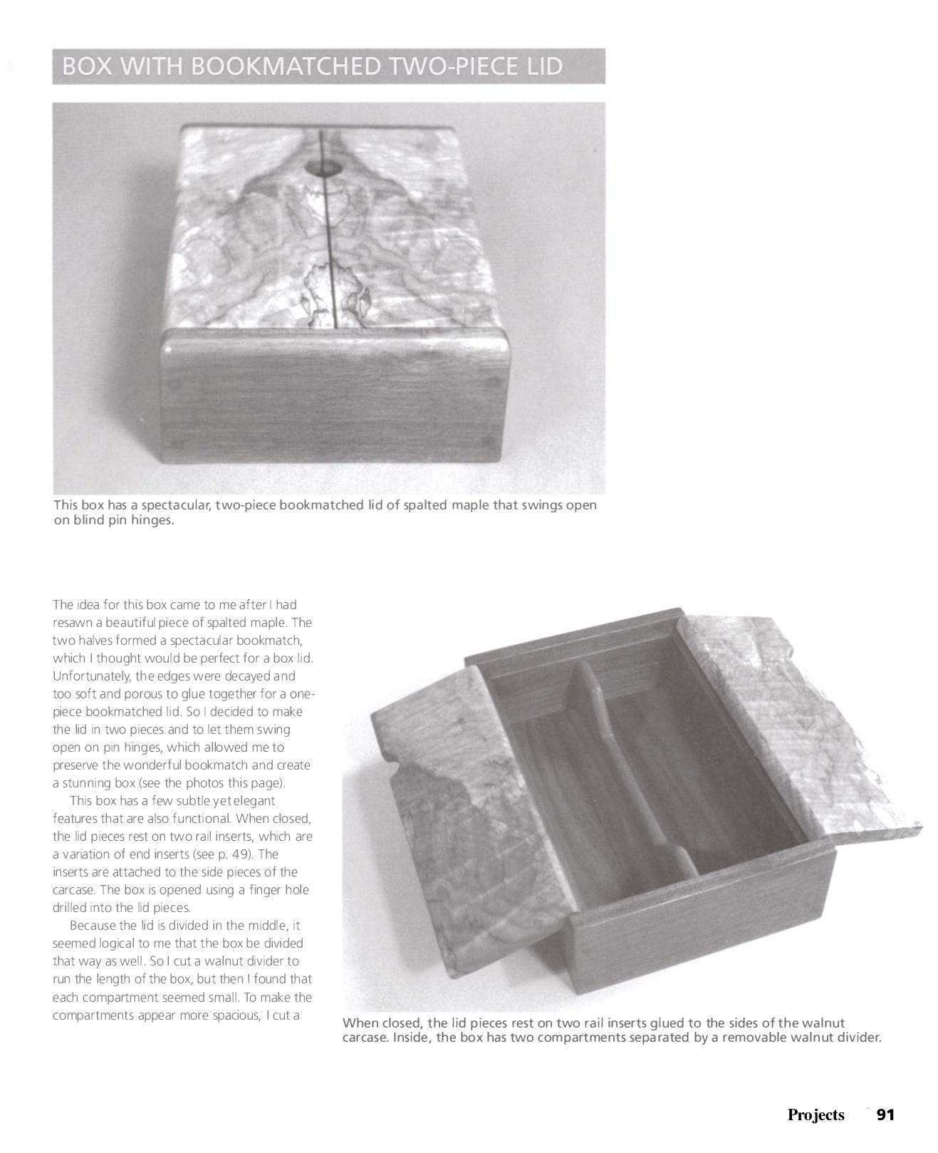 Box Plan Design Wooden Basic Box Plan - Design, Ideas, Techniques and Projects (PDF ...