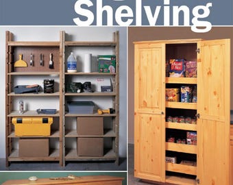 15 Storage and Shelving Projects – Easy DIY Woodworking Plans(PDF)