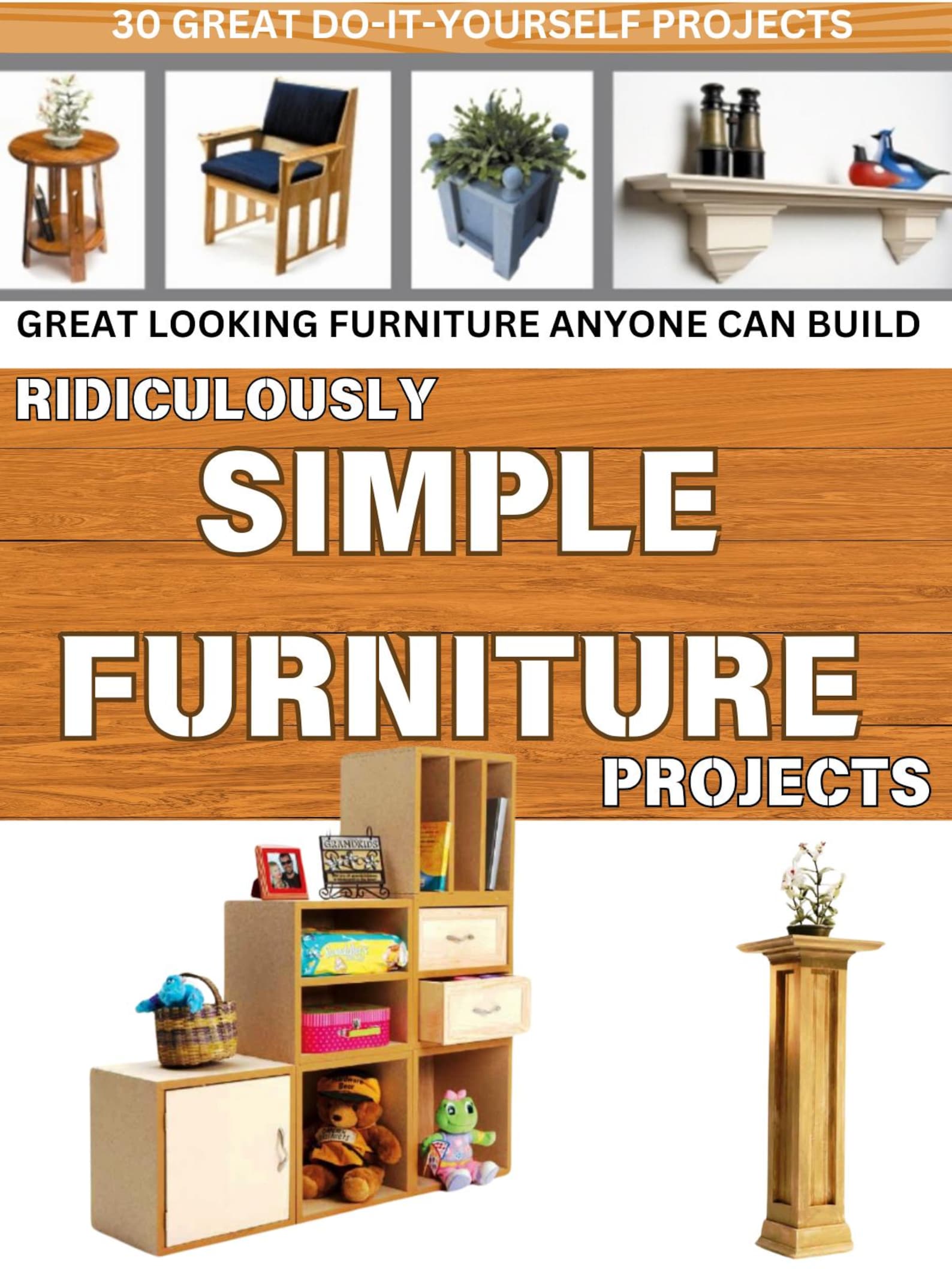 DIY Wood Furniture Plans: Simple Beginner Projects (PDF) - Etsy