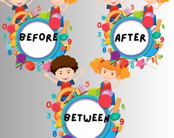 Before Between After math book ,Kid school eBooks ,Counting eBook, math activity Book, kids learning, eBook In PDF File, Instant Download