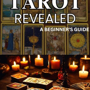 Tarot Revealed Book: Guia para iniciantes, livro de cartas de tarô, livros de ocultismo, livros de magia, aprenda baralho de tarô, livro raro, arquivo PDF para download instantâneo