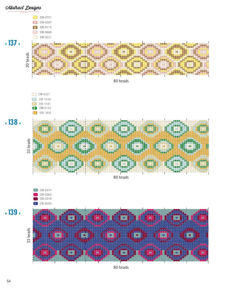 500 Bead Weaving Bracelet Patterns: DIY Jewelry Designs (PDF) - Etsy