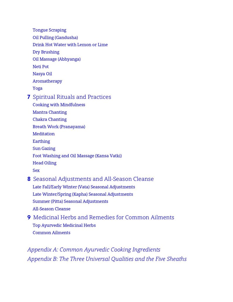 AYURVEDA BEGINNER S GUIDE visual data 4