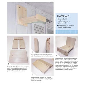 The Birdhouse Book: DIY Wooden Birdhouse Plans & Guide (PDF) - Etsy