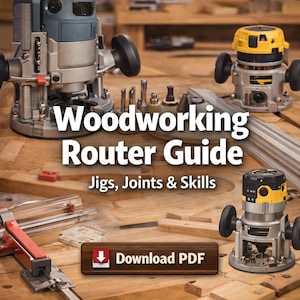 Woodworking Router Guide: Jigs, Joints & Skills (PDF File)
