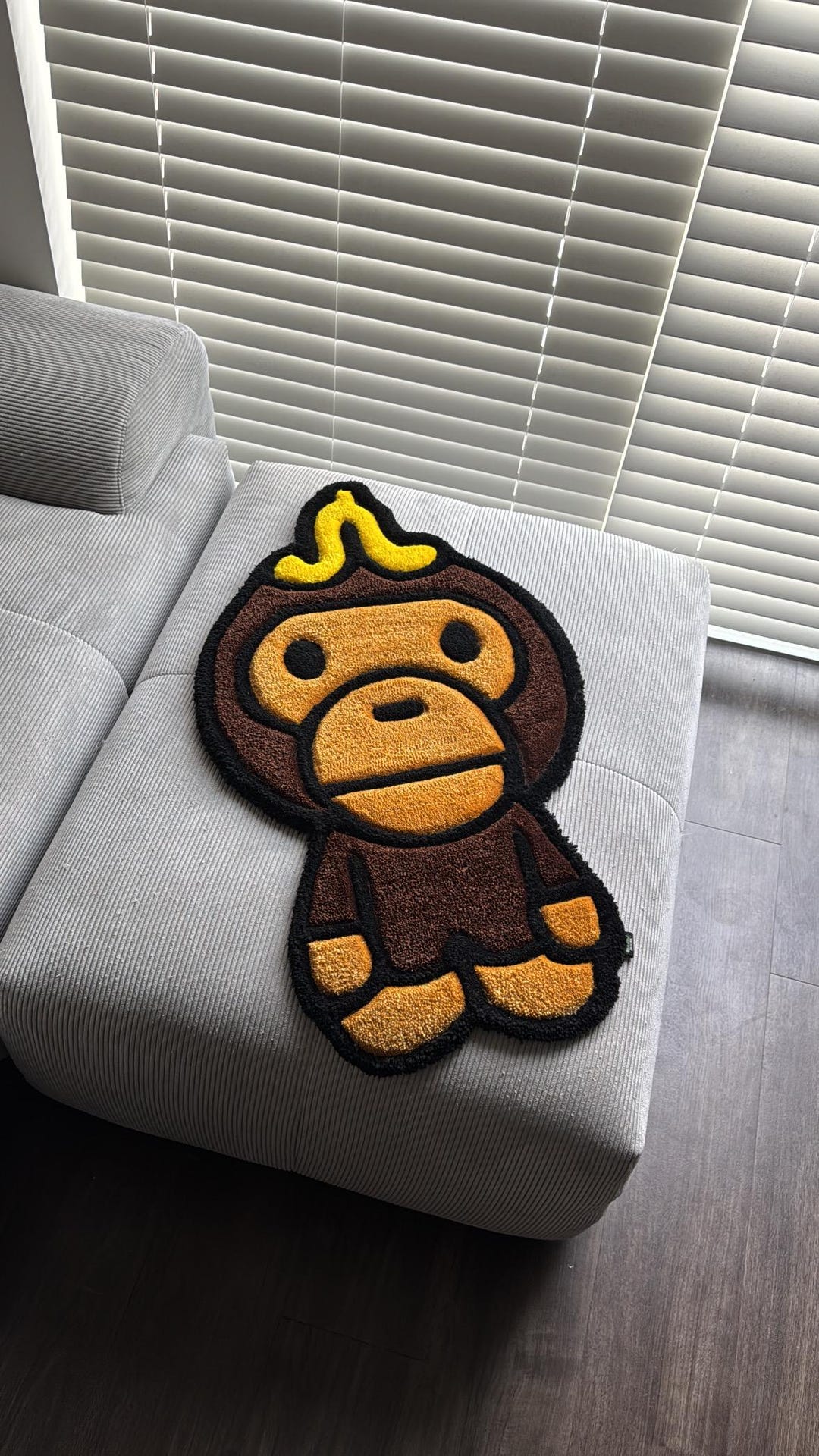 BABY MILO BAPE Inspo Handmade Tufted Rug - Etsy