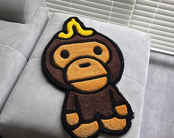 BABY MILO BAPE inspo handmade tufted rug