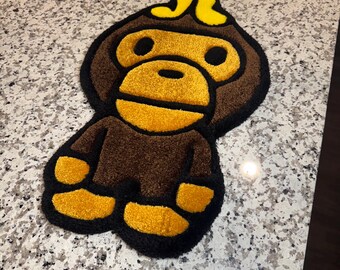 BABY MILO BAPE Inspo Handmade Tufted Rug - Etsy
