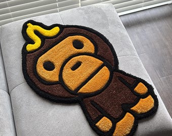 BABY MILO BAPE Inspo Handmade Tufted Rug - Etsy