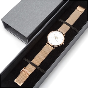 Minimalistic Arabic Watch Islamic Kaaba Design Ultra-thin Stainless Steel Quartz Watch Eid Gift for her