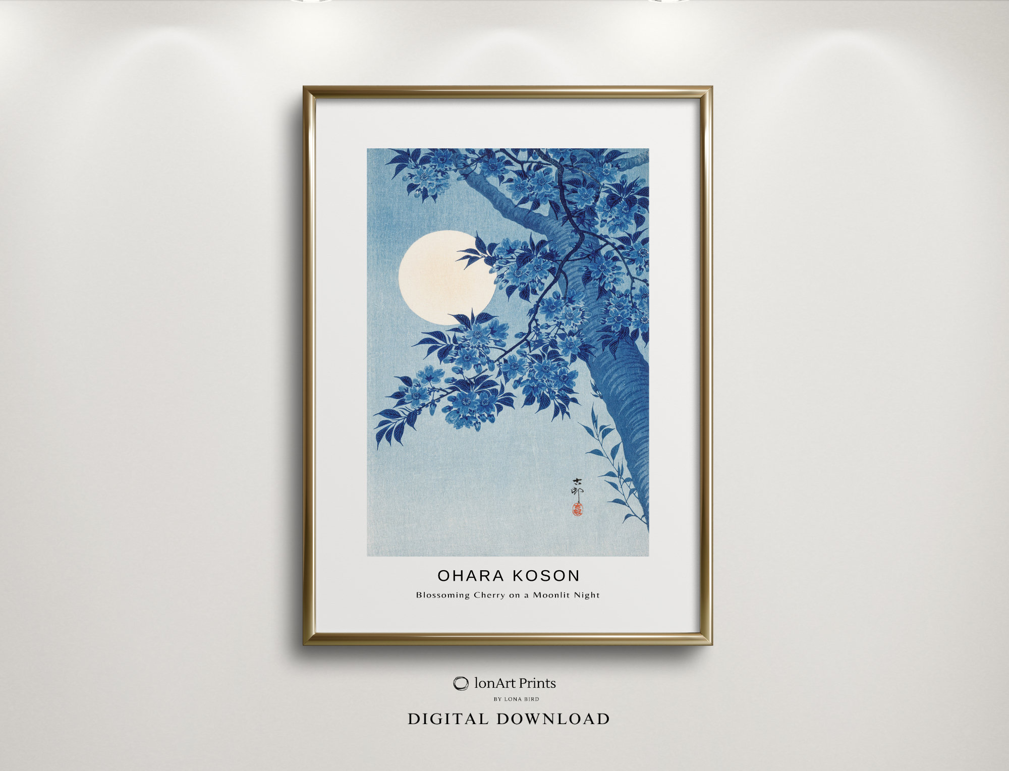 Tableau D'art Japonais Ohara Koson Sur Toile - Plusieurs Formats A1 A2 A3 A4 - Cadré, Prêt à Accrocher