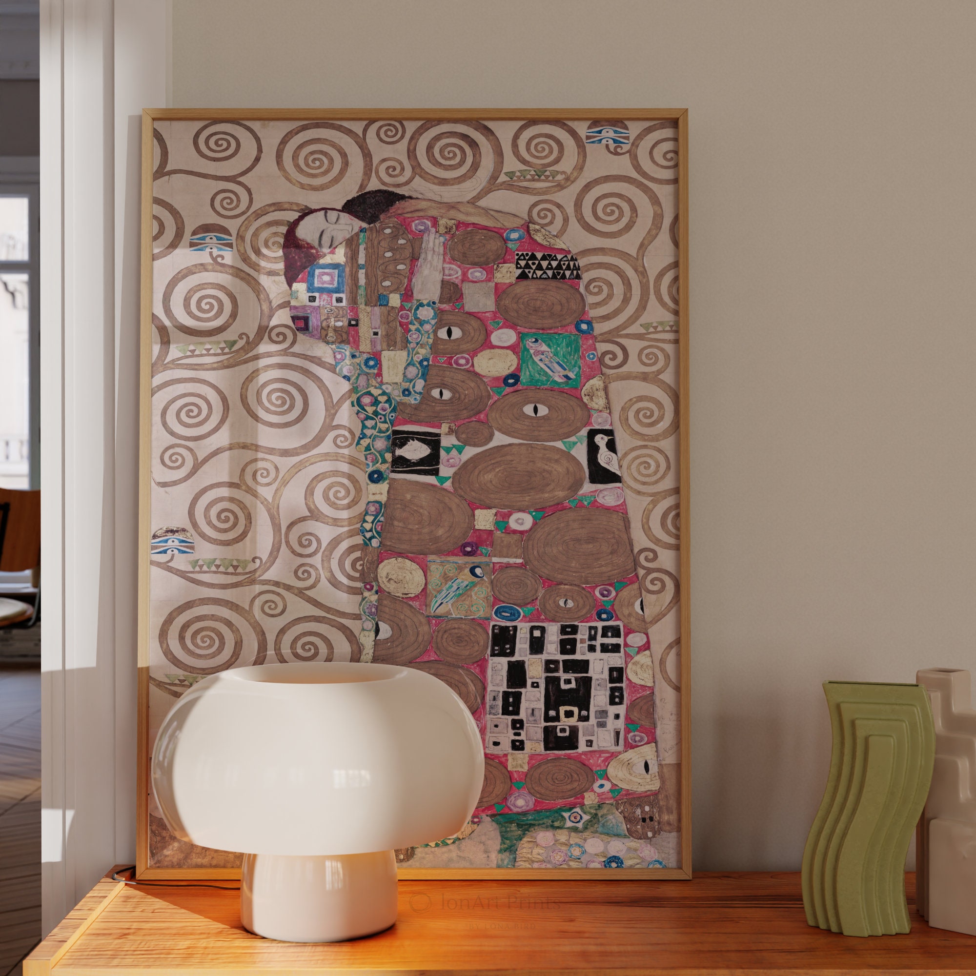 Gustav Klimt the Kiss Printable Art, Lovers Mixed Media (digital ...